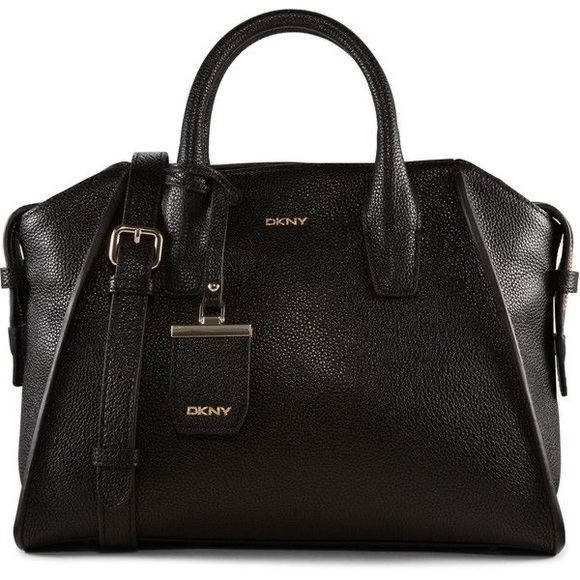 Dkny Handbags - DKNY Pebbled Genuine Leather Bag